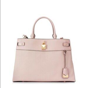 Blush Pink Michael Kors Handbag with Gold Hardware